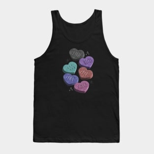 Creepy Heart Candy Tank Top